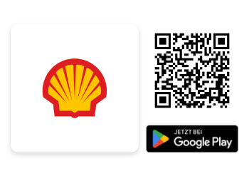 QR Code zum Download der Shell App im Google Play Store